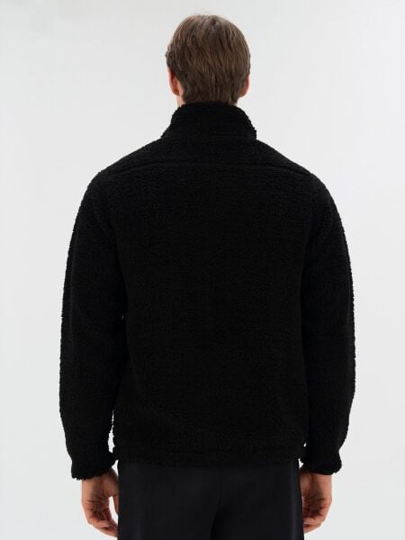 Everlast Winter Essentials Siyah Erkek Full Zip Sherpa Sweat XL - Siyah