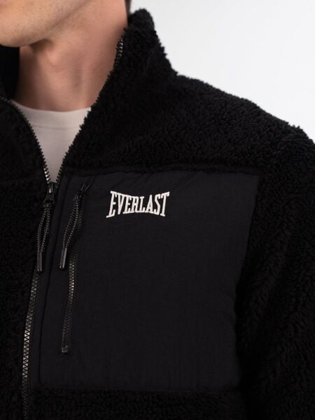 Everlast Winter Essentials Siyah Erkek Full Zip Sherpa Sweat XL - Siyah