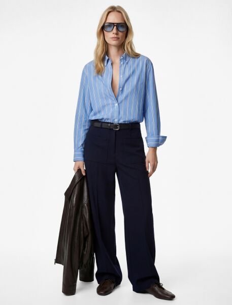 Koton Lacivert Pantolon 6Sak40134Pw Lacivert - 42