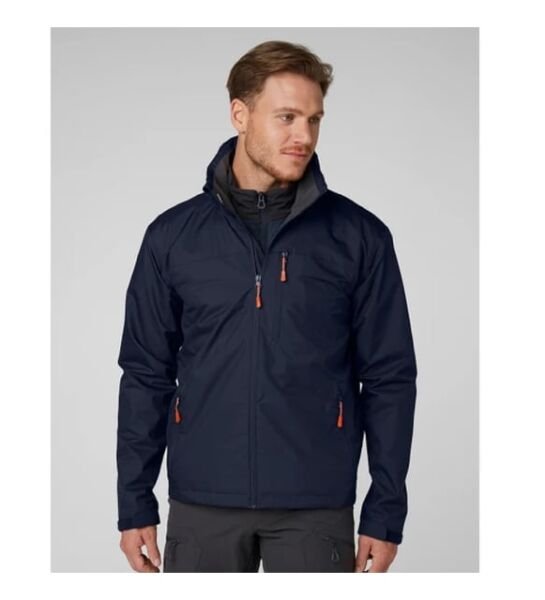HELLY HANSEN Crew Hooded Kapişonlu Erkek Mont Lacivert - L
