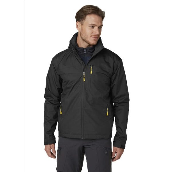 HELLY HANSEN Crew Hooded Kapişonlu Erkek Mont Siyah - XL