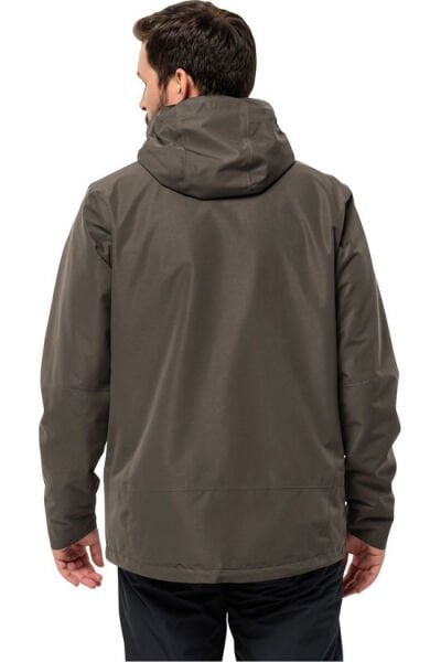 Jack Wolfskin LUNTAL 3IN1 JKT M Erkek Mont Kahverengi - L