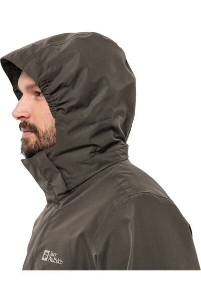 Jack Wolfskin LUNTAL 3IN1 JKT M Erkek Mont Kahverengi - L