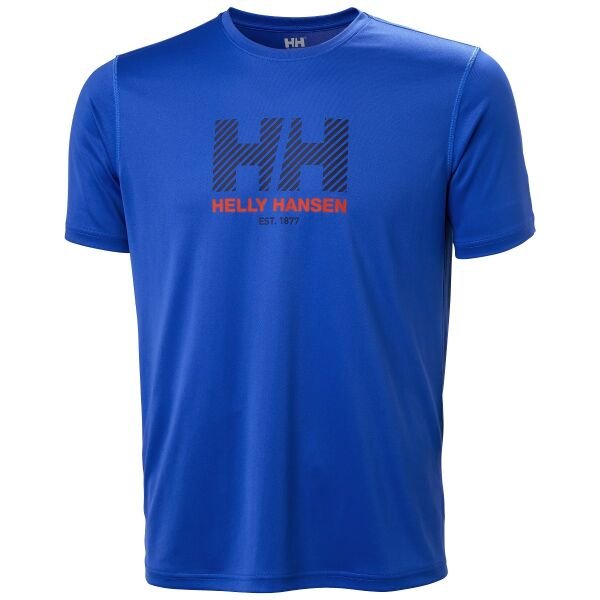 Helly Hansen Hh Tech Graphic Erkek T-Shirt Mavi - XL