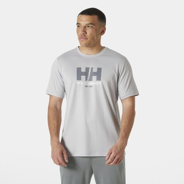 Helly Hansen Hh Tech Graphic Erkek T-Shirt Gri - XL