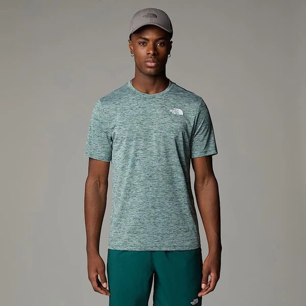 The North Face M S/S 24/7 Rager Tee Erkek T-Shirt Koyu Yeşil - S