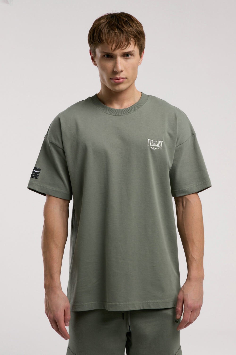 Ever Essentials Oversize Erkek Tişört TM0036 XL - Haki