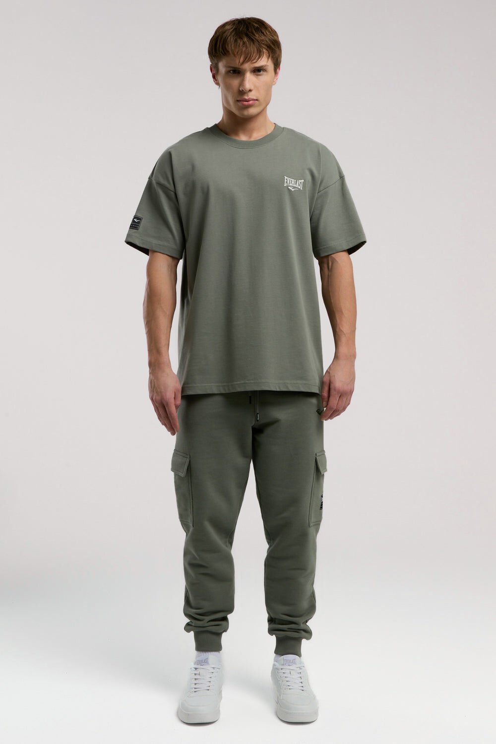 Ever Essentials Oversize Erkek Tişört TM0036 XL - Haki