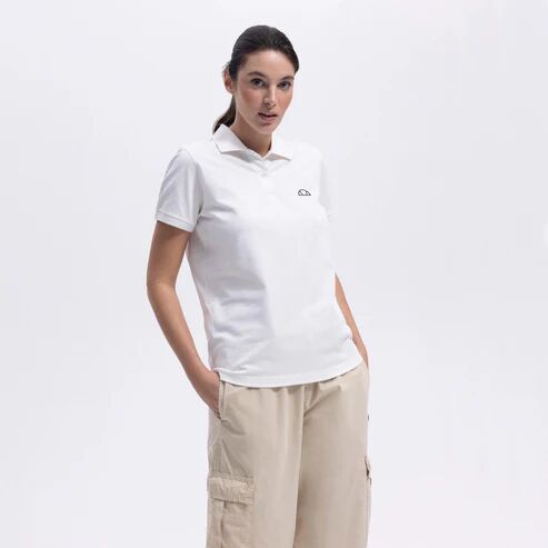 Ellesse Kadın Polo T-shirt F-EF393 Beyaz - XS