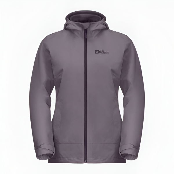 Jack Wolfskin MOONRISE 3IN1 JKT W Kadın Mont Gri - XS