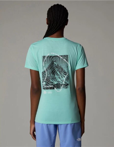 The North Face W Foundation Ss Half Dome Ca Graphic Kadın T-Shirt Kahverengi - XS