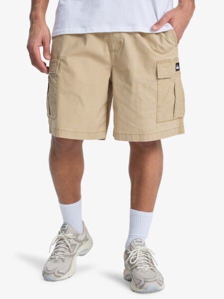 Quiksilver Taxer Cargo Erkek Bej Elastik Belli Kargo Şort Eqyws03792 L - Incense - Solid
