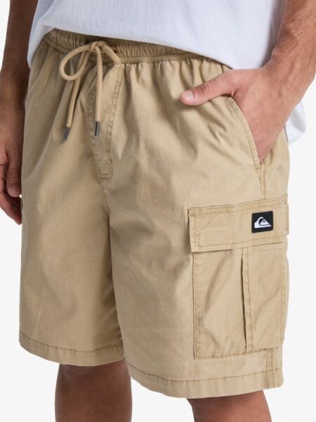 Quiksilver Taxer Cargo Erkek Bej Elastik Belli Kargo Şort Eqyws03792 L - Incense - Solid