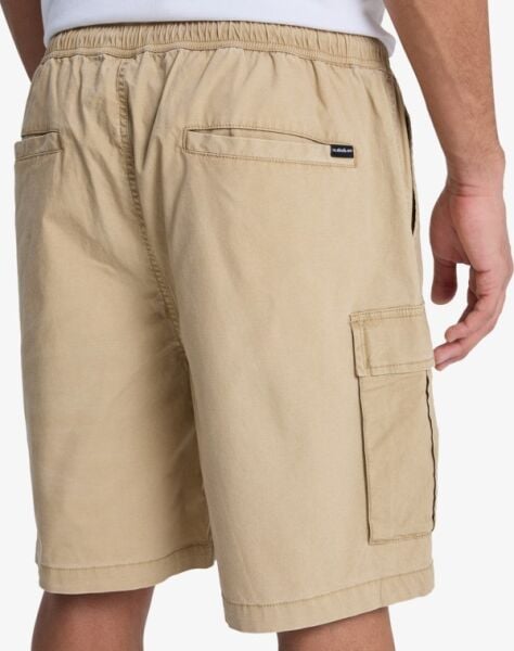 Quiksilver Taxer Cargo Erkek Bej Elastik Belli Kargo Şort Eqyws03792 L - Incense - Solid