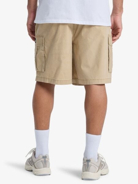 Quiksilver Taxer Cargo Erkek Bej Elastik Belli Kargo Şort Eqyws03792 L - Incense - Solid