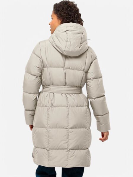 Jack Wolfskin FROZEN LAKE COAT W Kadın Mont Krem - XS