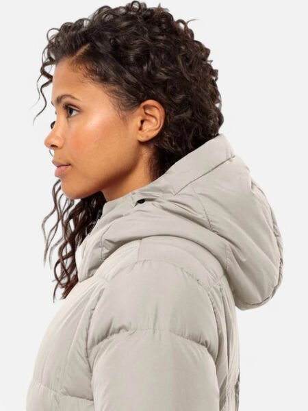 Jack Wolfskin FROZEN LAKE COAT W Kadın Mont Krem - XS