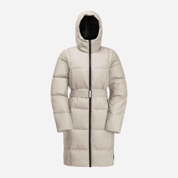 Jack Wolfskin FROZEN LAKE COAT W Kadın Mont Krem - XS