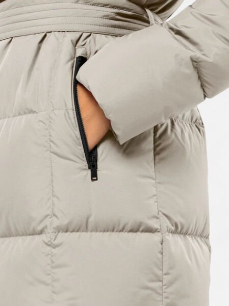 Jack Wolfskin FROZEN LAKE COAT W Kadın Mont Krem - S