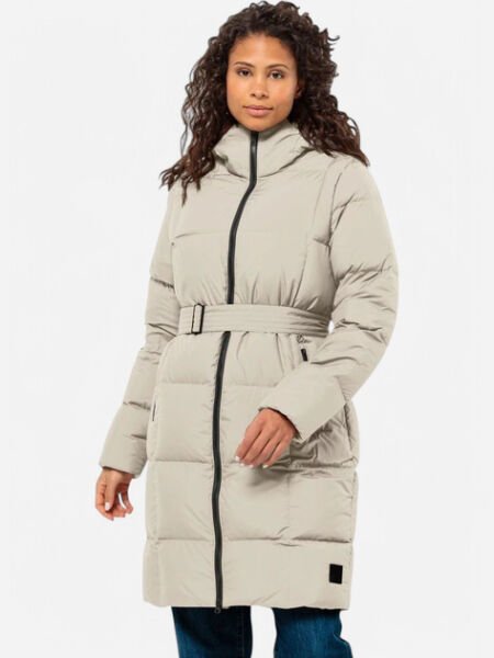 Jack Wolfskin FROZEN LAKE COAT W Kadın Mont Krem - L
