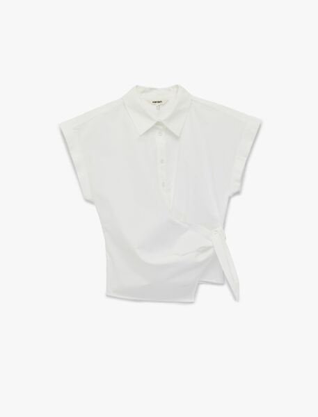 Koton Kırık Beyaz Gömlek 6Sak60132Ew Beyaz - 44