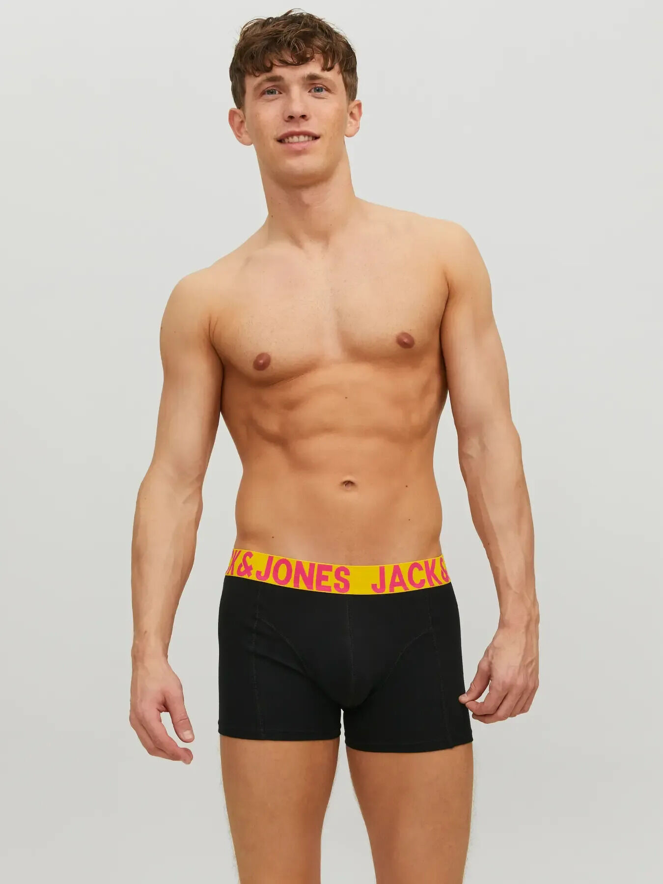 JACCRAZY Düz Renk Boxer 3'lü Paket NOOS