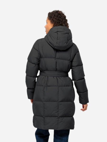 Jack Wolfskin FROZEN LAKE COAT W Kadın Mont Siyah - L