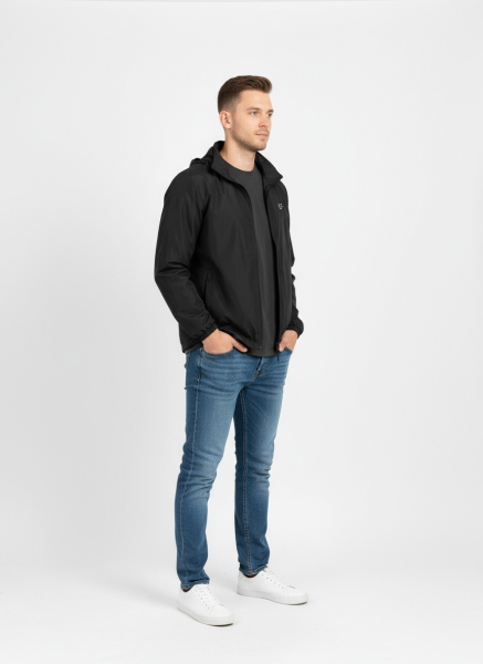 GAMP VİP KAPŞONLU YAĞMURLUK Siyah - XXXL