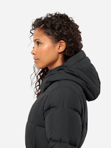 Jack Wolfskin FROZEN LAKE COAT W Kadın Mont Siyah - XS