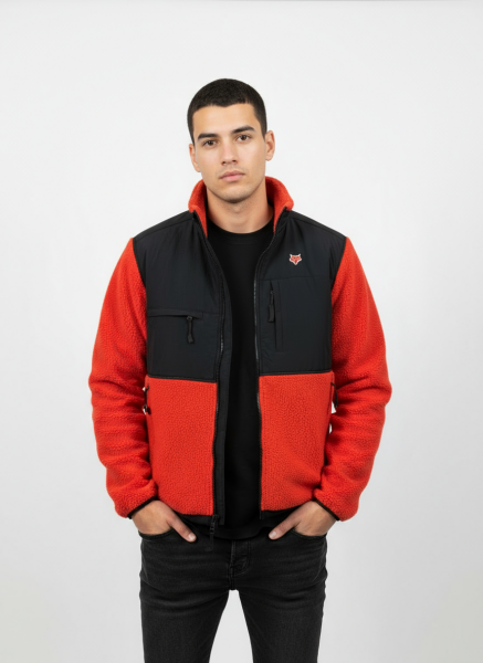 GAMP TAM FERMUAR PELUŞ POLAR Lacivert - L