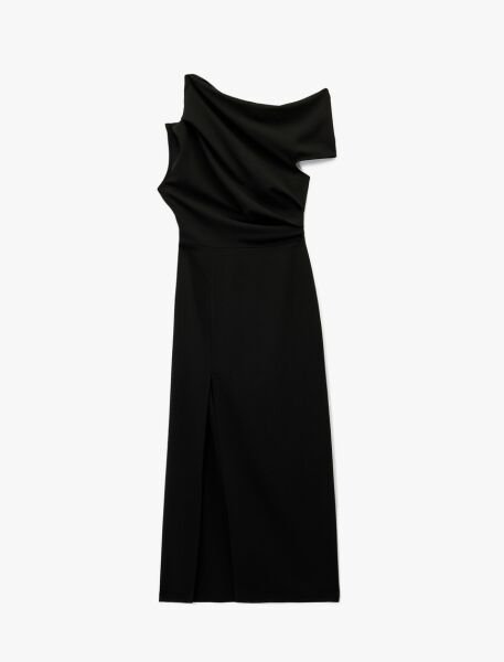 Koton Siyah Elbise 6Sak80120Uw Siyah - 38