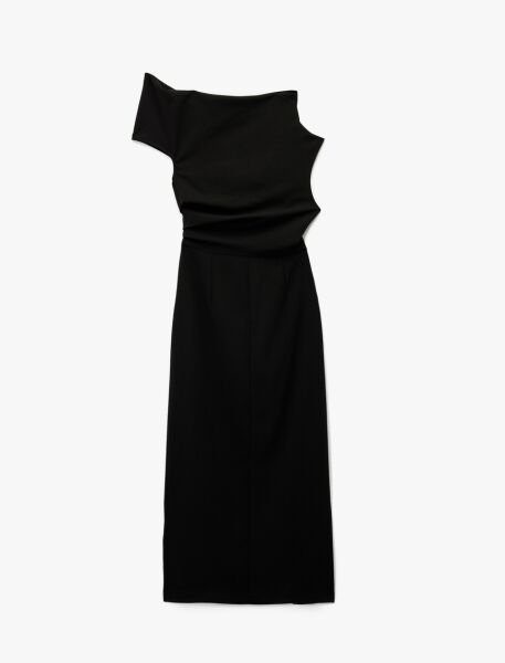 Koton Siyah Elbise 6Sak80120Uw Siyah - 38