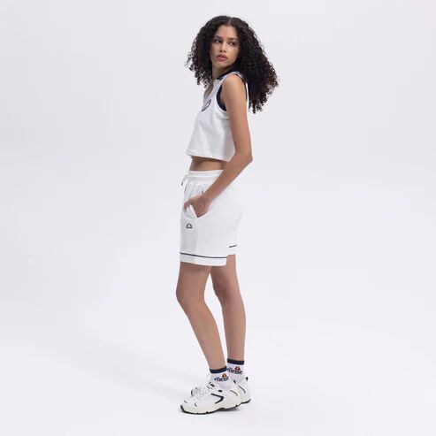 Ellesse Kadın Polo T-shirt F-EF401 Beyaz - XS