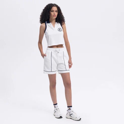 Ellesse Kadın Polo T-shirt F-EF401 Beyaz - L