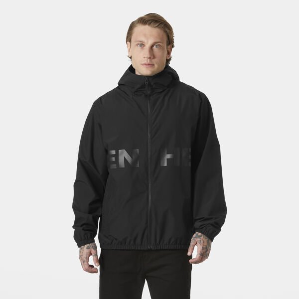 Helly Hansen Core Graphic Erkek Yağmurluk Mont Siyah - XL