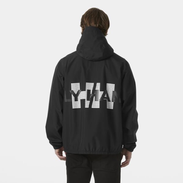 Helly Hansen Core Graphic Erkek Yağmurluk Mont Siyah - XL