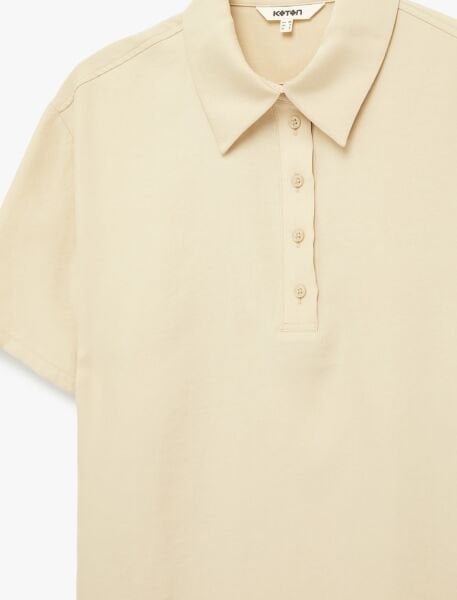 Koton Bej Bluz 6Sak60210Pw 44 - Bej