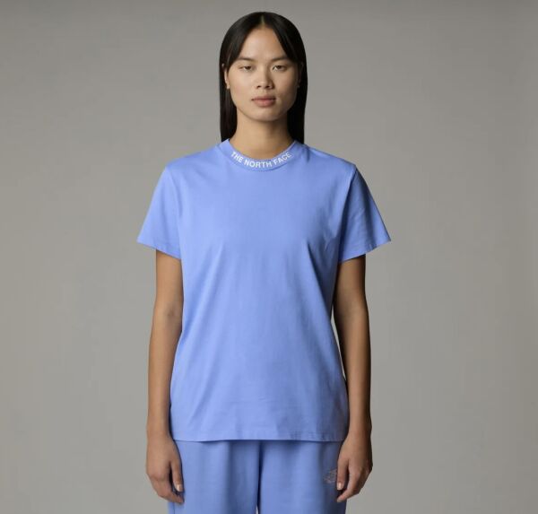 The North Face W Ss Zumu Relaxed Tee Kadın T-Shirt Mavi - XS