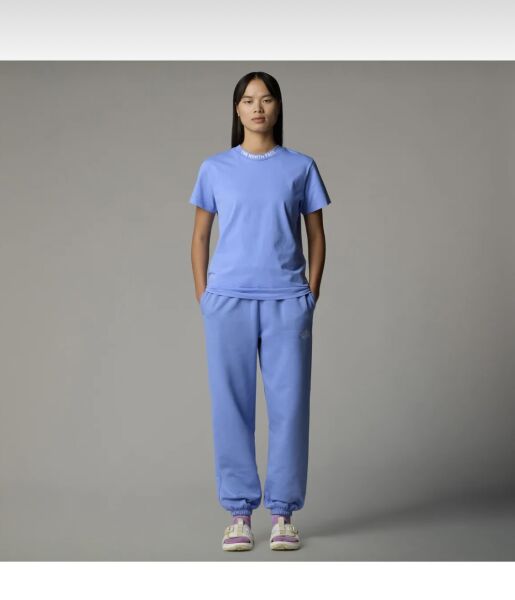 The North Face W Ss Zumu Relaxed Tee Kadın T-Shirt Mavi - XS