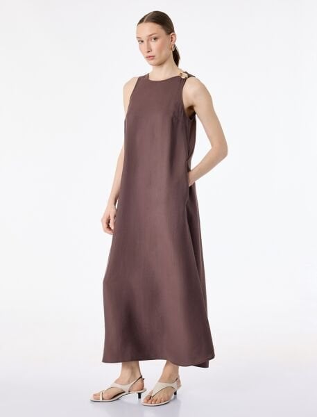 Koton Kahverengi Elbise 6Sak80046Pw Kahverengi - 44