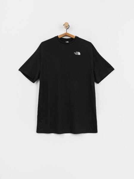 The North Face W S/S Essential Oversize Tee Dress Kadın T-Shirt Siyah - XS