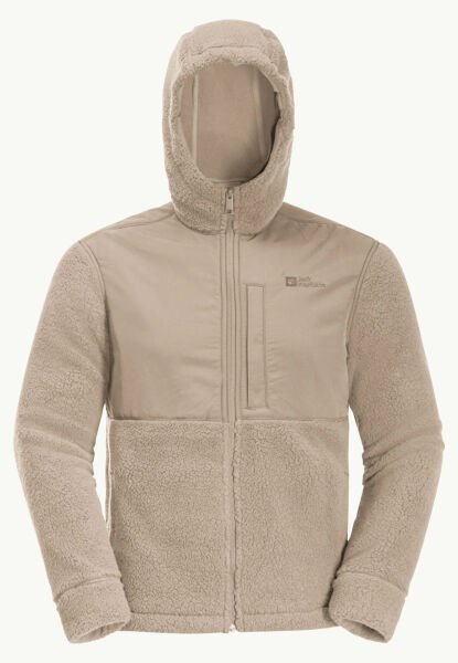 Jack Wolfskin FELSLICHT HOODED JKT M Erkek Polar Bej - S