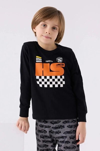 Rolypoly Erkek Çocuk İkili Takım 7-8 - Siyah