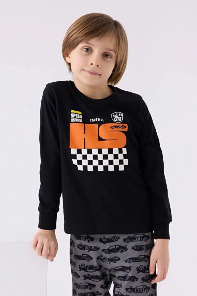 Rolypoly Erkek Çocuk İkili Takım 7-8 - Siyah