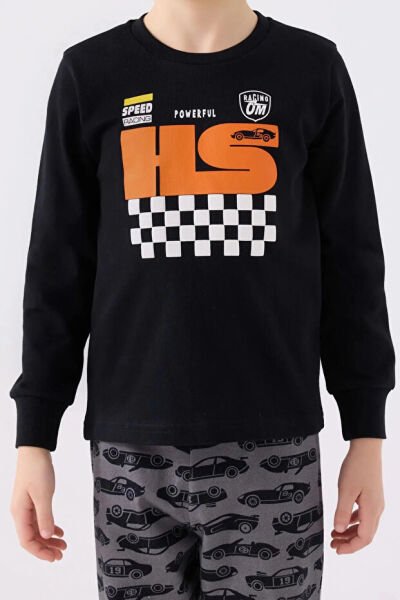 Rolypoly Erkek Çocuk İkili Takım 7-8 - Siyah