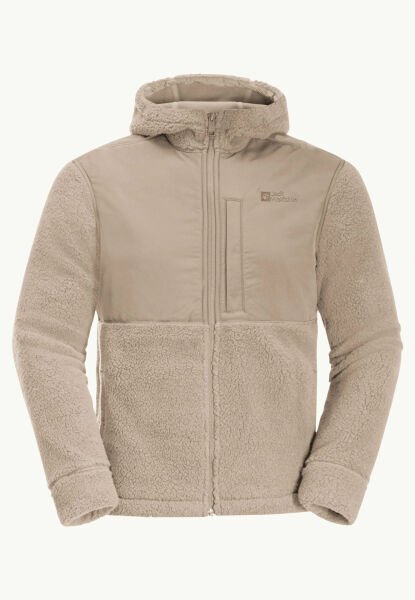 Jack Wolfskin FELSLICHT HOODED JKT M Erkek Polar Bej - L