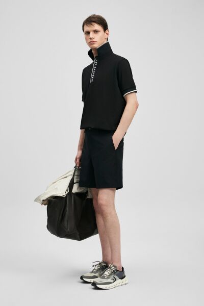 Lufian Lord Smart Erkek Polo Tişört 111040252 Siyah - XXL