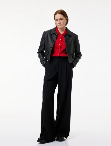 Koton Siyah Pantolon 6Sak40152Uw Siyah - 42