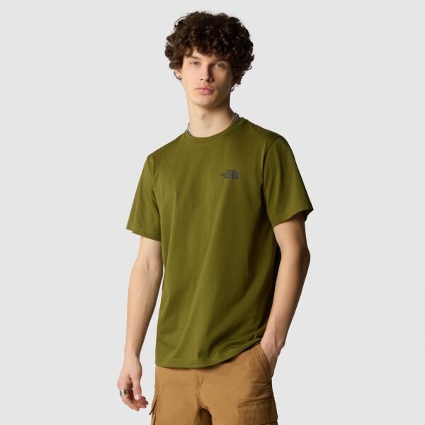 The North Face M Ss Simple Dome Tee Erkek T-Shirt Yeşil - XXL