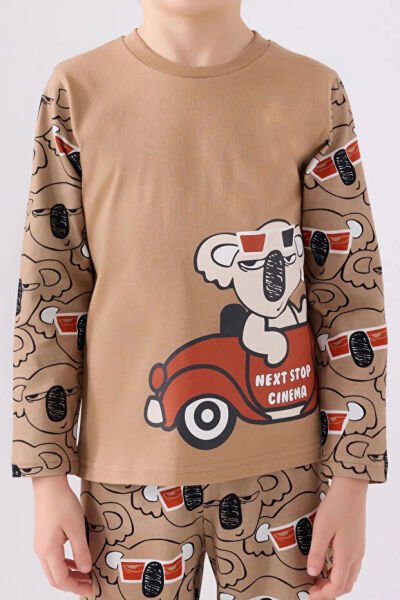 Rolypoly Erkek Çocuk İkili Takım 7-8 - Vizon